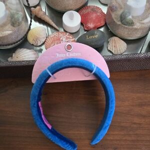 Juicy Couture Blue Velvet Headband